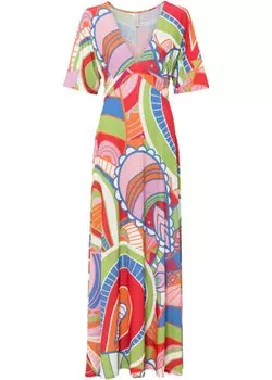 Длинное платье Bodyflirt Boutique, красный