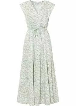 Длинное платье Bodyflirt, зеленый