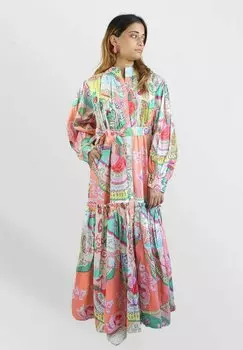 Длинное платье Bombay Sunset, оранжевый