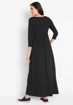 Длинное платье bonprix, черный