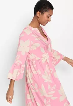 Длинное платье bonprix, розовое