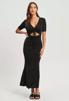Длинное платье CALLI, черный