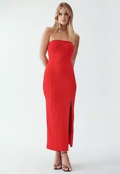Длинное платье CALLI, красный
