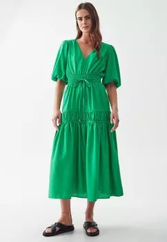 Длинное платье CALLI, зеленый