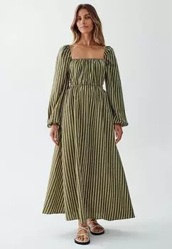 Длинное платье CALLI, зеленый