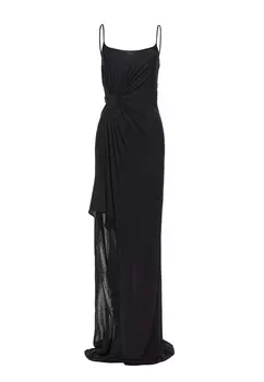 Длинное платье CAPENA Pinko, черный