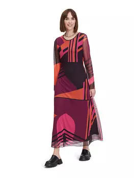 Длинное платье CARTOON, красочный