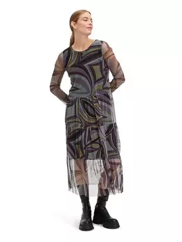 Длинное платье CARTOON, красочный