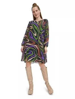 Длинное платье CARTOON, красочный