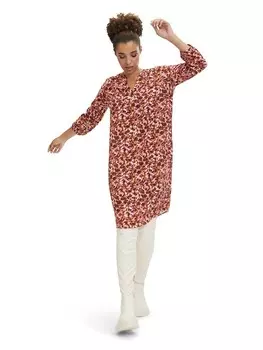 Длинное платье CARTOON Purple Beige, красный