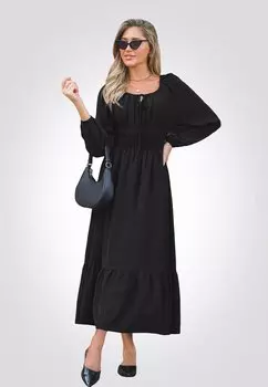 Длинное платье Cupshe, черный