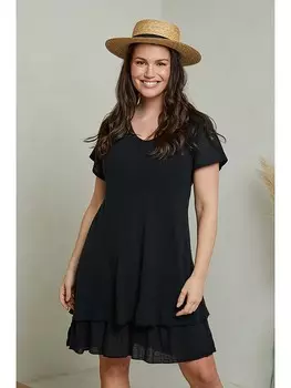 Длинное платье Curvy Lady, черный