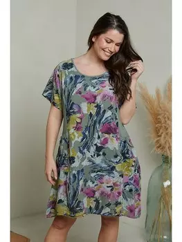 Длинное платье Curvy Lady, хаки