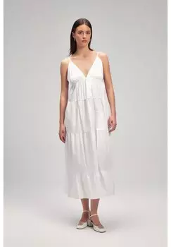 Длинное платье CUT OUT adL, белый