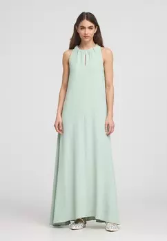 Длинное платье CUT-OUT GOCCIA Terranova, светло-зеленый