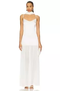 Длинное платье Dalia Show Me Your Mumu, white