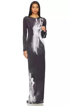 Длинное платье delora Alice + Olivia, цвет renaissance fresco