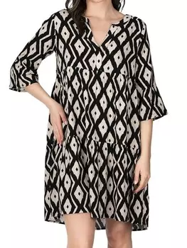 Длинное платье DENIMFY DFFrida, черный