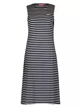 Длинное платье Derbe, цвет dunkelblau/wei