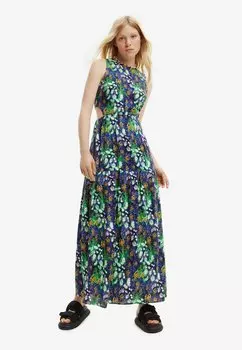 Длинное платье Desigual, синий