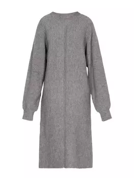 Длинное платье DreiMaster Vintage, цвет grau melange