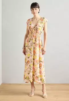 Длинное платье DRESS ELSA Lindex, фуксия