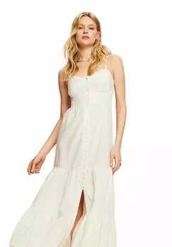 Длинное платье Esprit, белый