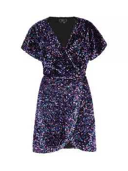 Длинное платье faina, цвет blau pink
