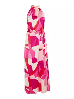 Длинное платье faina, цвет pink mehrfarbig