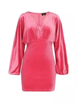 Длинное платье faina, розовый