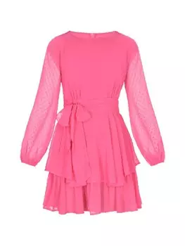 Длинное платье faina, розовый