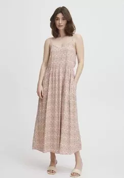 Длинное платье Fransa, розовый