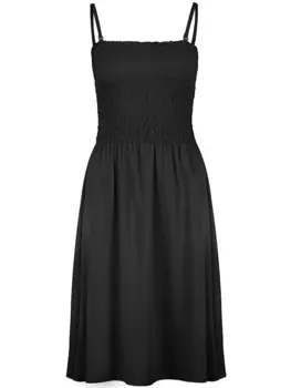 Длинное платье Fresh Made, черный