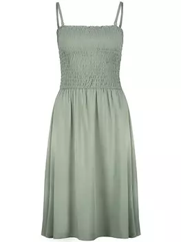 Длинное платье Fresh Made, зеленый