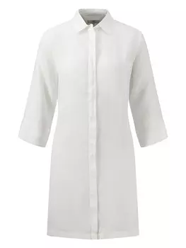 Длинное платье FYNCH-HATTON Leinen, белый