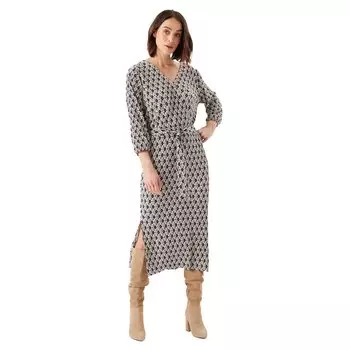 Длинное платье Garcia G30085 Short Sleeve, бежевый