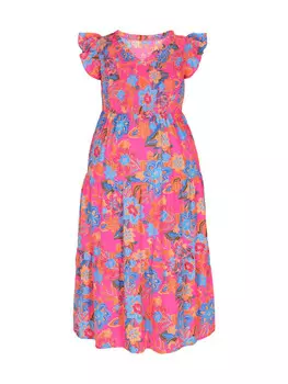 Длинное платье gaya, красный