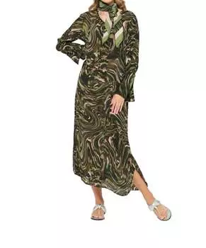 Длинное платье Genie в Плайя-Гранде oneseason, цвет playa grande