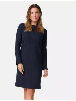 Длинное платье Gerry Weber Gewirke, цвет navy/silver lurex striped