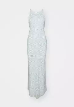 Длинное платье Grizel Dress Pepe Jeans, волна синего цвета