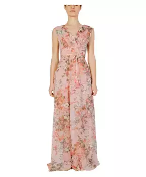 Длинное платье Guess, розовый