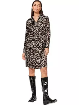 Длинное платье Heine, цвет schwarz/braun