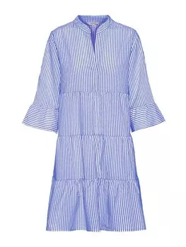 Длинное платье Herrlicher, цвет blau/wei