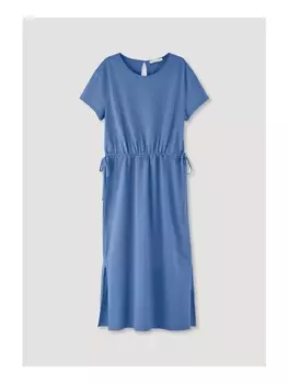Длинное платье Hessnatur Jersey, цвет kornblumenblau