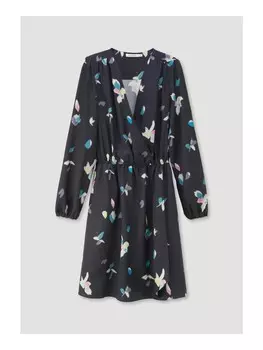 Длинное платье Hessnatur Mini Regular aus TENCEL Lyocell, синий