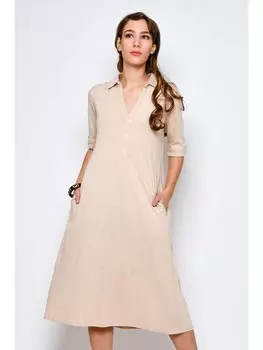 Длинное платье HHG, песочный