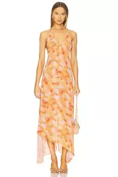 Длинное платье Idila Iro, multico orange