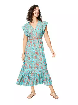 Длинное платье Ipanima, бирюзовый