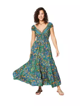 Длинное платье Ipanima, цвет blau/grn