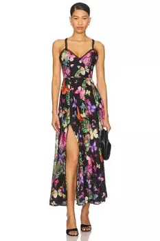 Длинное платье Iraso Charo Ruiz Ibiza, black borbo